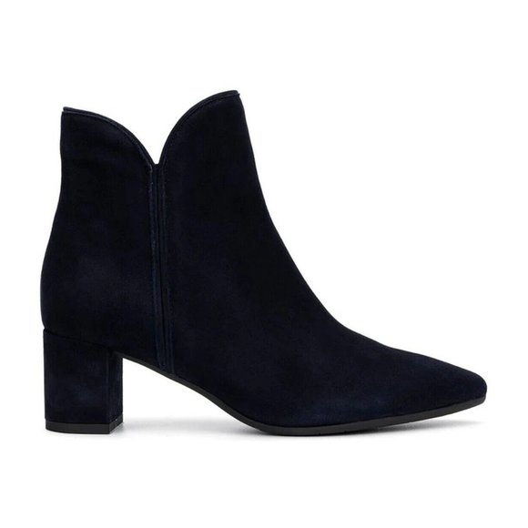 New! AQUATALIA Kaylani Pointed Toe Booties Royal Blue Size 9.5 DD354